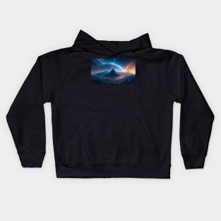 Beautiful another universe landscape Kids Hoodie